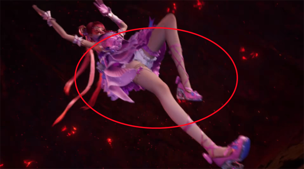 陈樱儿大美女身体出问题，大腿流出“神秘黑血”，还差点就走光了
