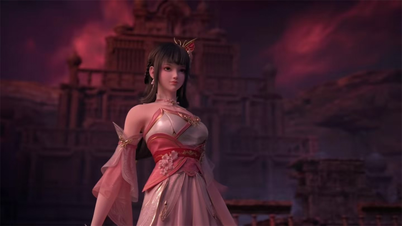 武动乾坤导演发福利，大美女穆红绫现身，露肩装配细腰太诱人了
