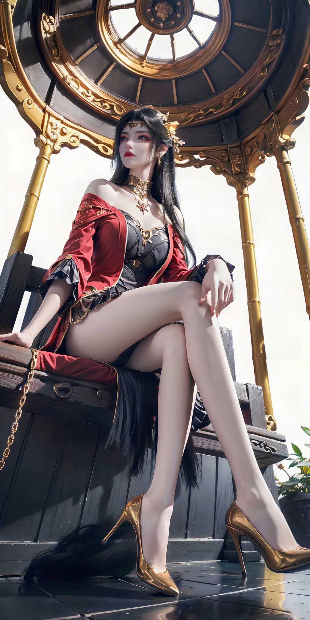 《斗破苍穹》美杜莎性感女仆美腿美胸壁纸