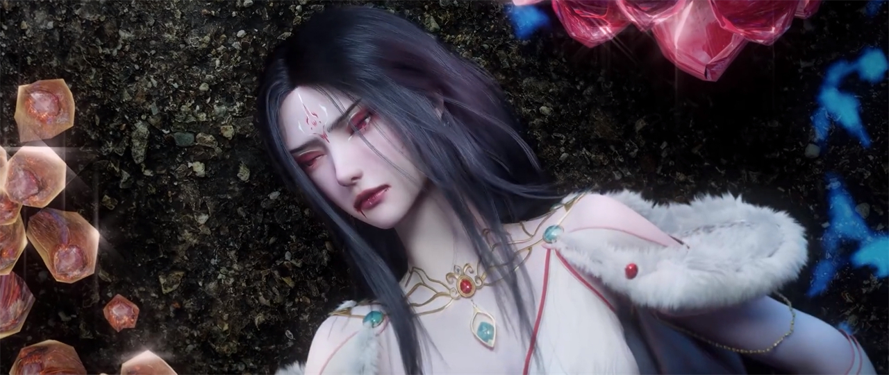 红蝶大美女倒地姿势太大胆，魔鬼角度差点出事，上半身衣服太少了