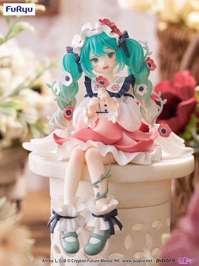 furyu × しらほ插画初音未来花仙子 -银莲花- 压泡面景品