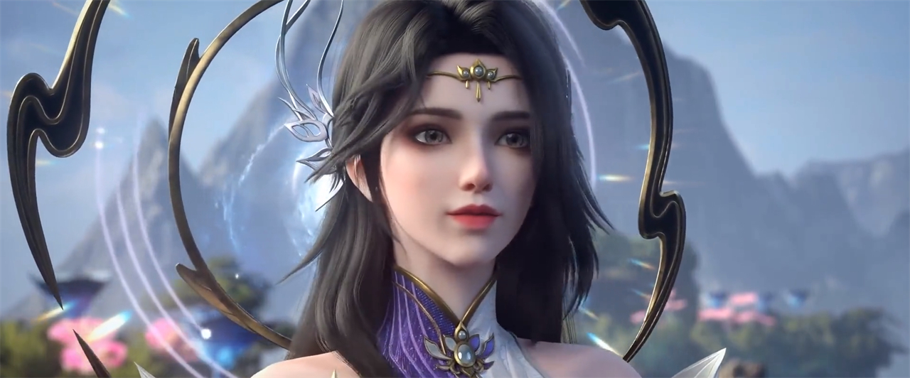 萧炎一个动作掀飞两位美女的裙子，画面太诱人了，差点就走光了