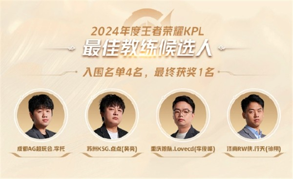 《王者荣耀》KPL最佳候选名单一览