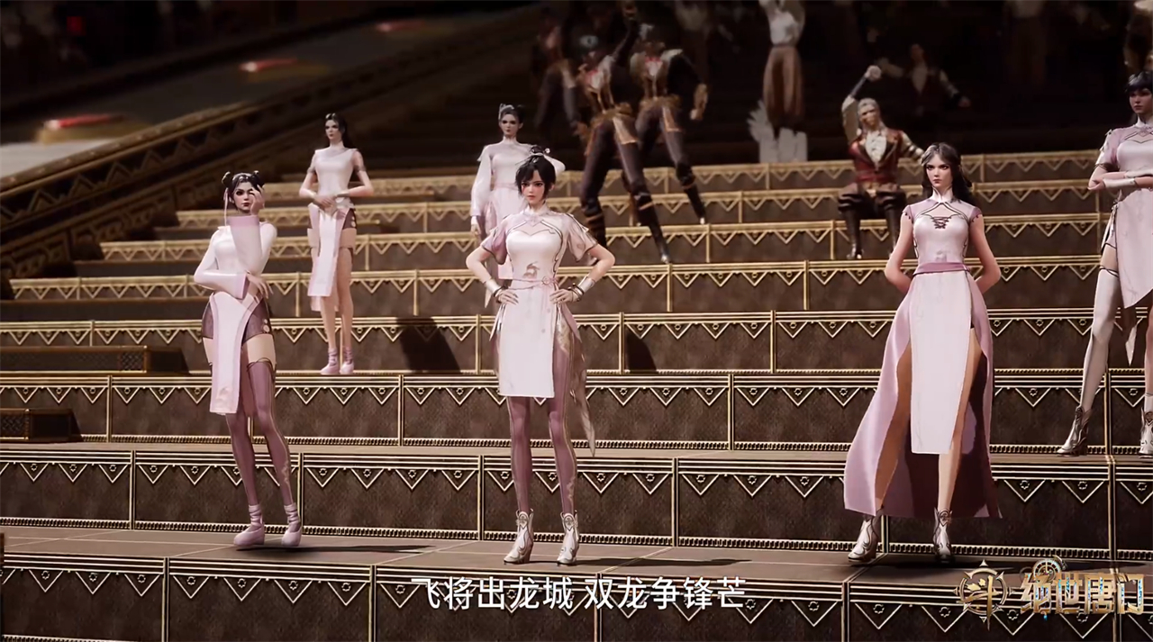 大美女南秋秋回归，叉腰姿势配紧腿丝袜太诱人，导演还埋了个伏笔