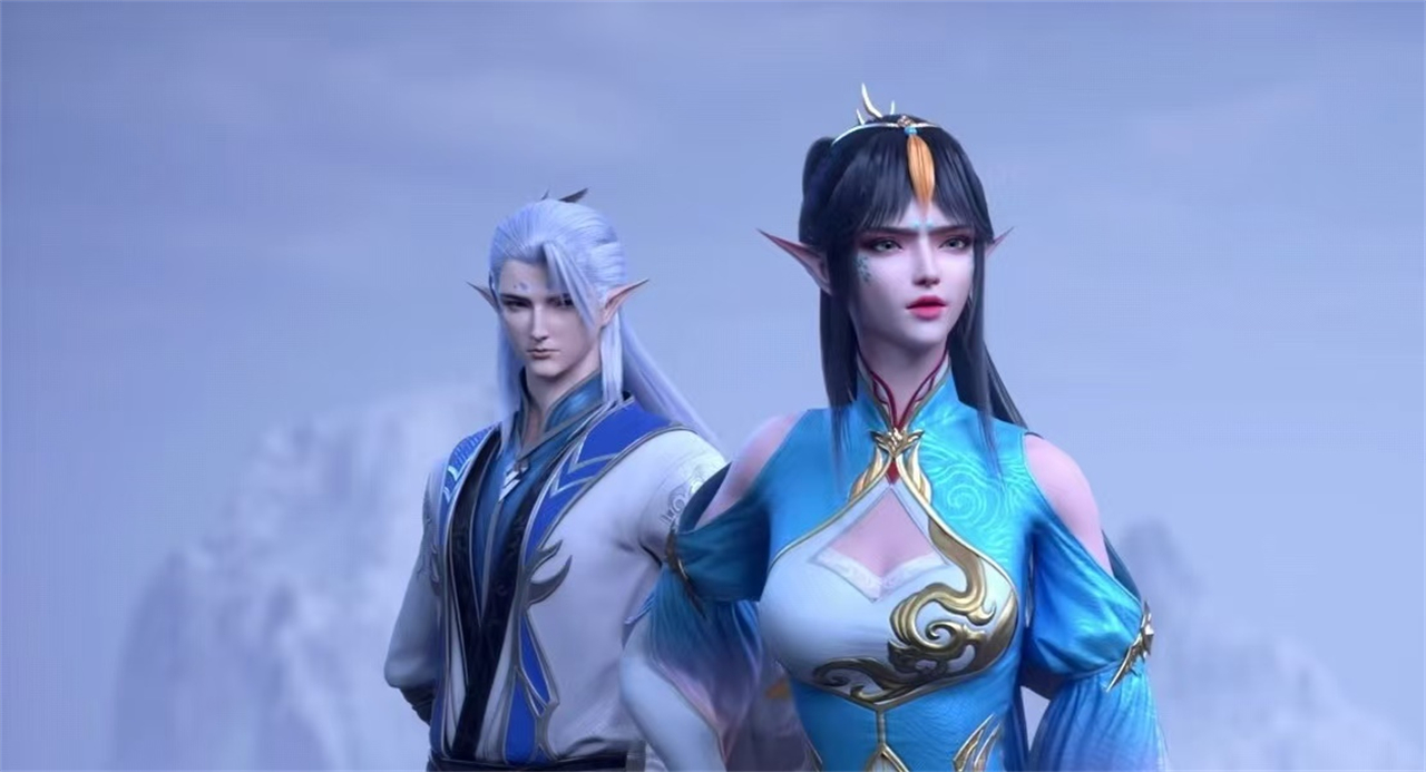 斗破苍穹：大美女凤清儿回归，侧身抱臂太性感，可惜有一个遗憾