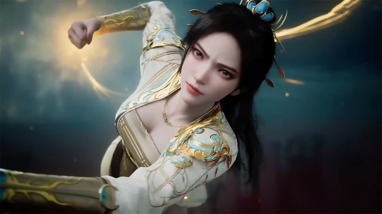 摇光圣女衣服又出现问题，裙子差点遮不住，偷拍的角度太大胆了