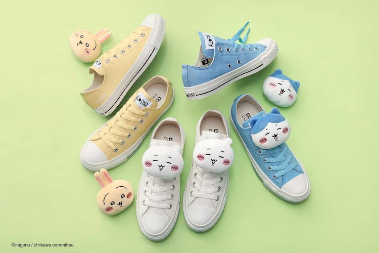 《ちいかわ》×Converse合作款鞋子即将发售