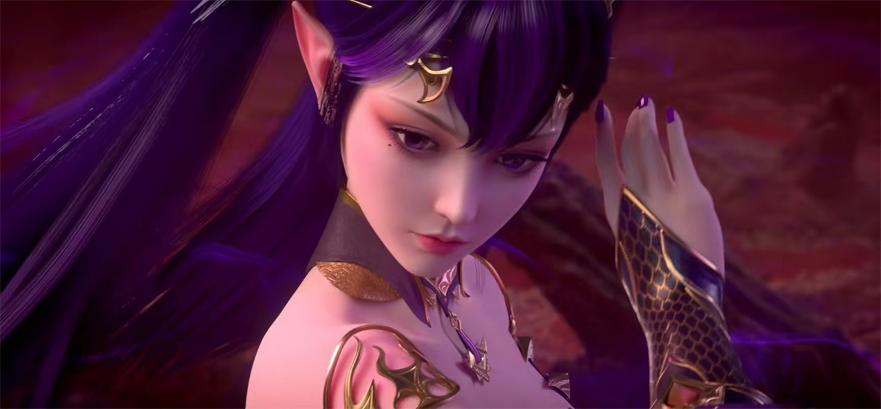斗破苍穹：凤清儿大秀身材，侧身姿势太魔鬼，还特意做了一件事情