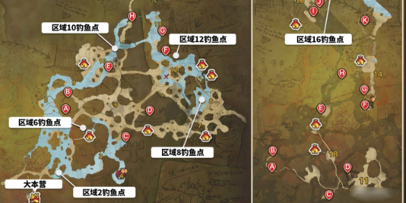 《怪物猎人荒野》绯红森林钓鱼点位置一览