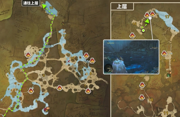 《怪物猎人荒野》绯红森林钓鱼点位置一览