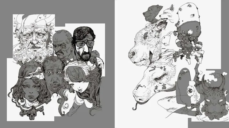 寺田克也新画集《THIS AND THAT》发售，举办一周现场绘画活动。