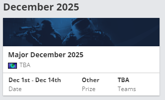 《csgo》2025最新赛事汇总