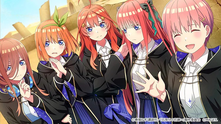 《五等分的新娘》新作游戏《五等分的公主》9月18日发售