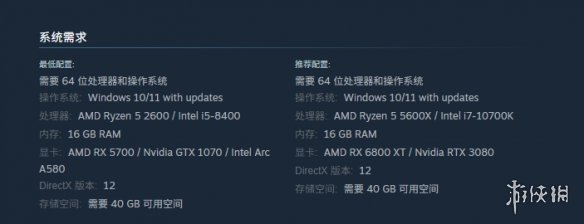 《禁闭求生2》配置要求介绍