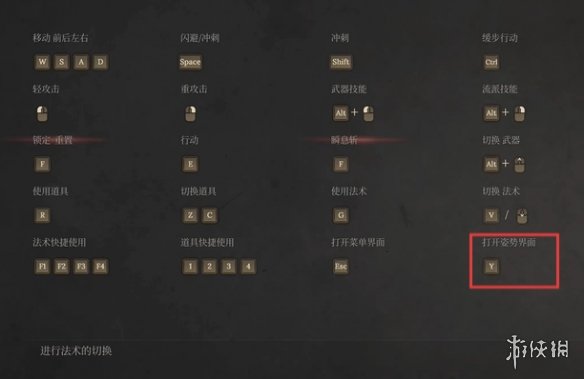 《明末渊虚之羽》怎么使用动作