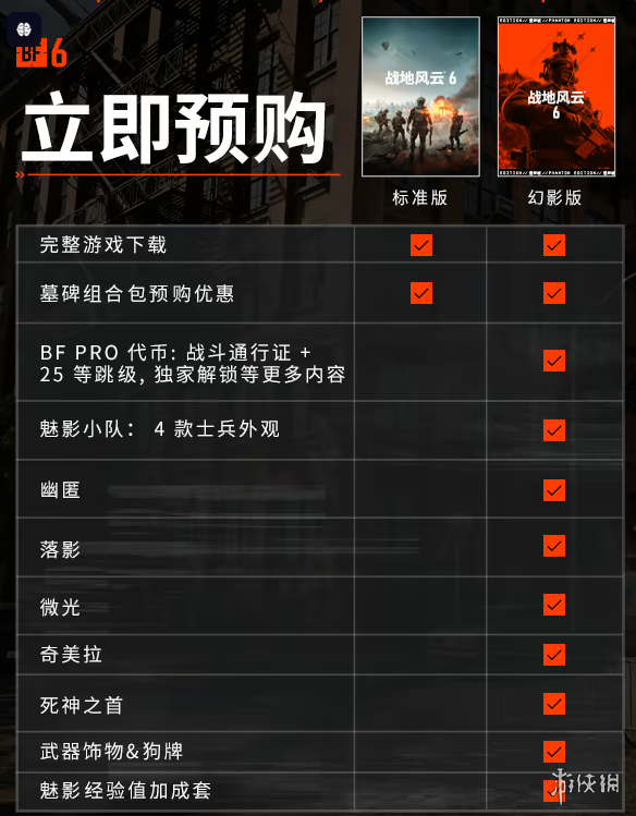 《战地风云6》魅影版内容介绍
