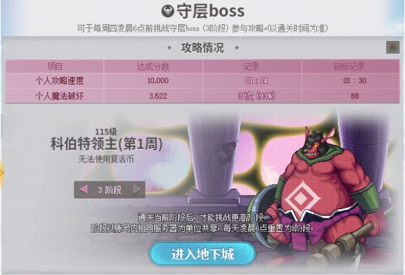 《地下城与勇士》刀剑神域联动Boss收益分析