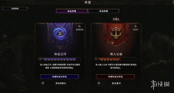 《最后纪元》命运之环和商人公会区别介绍