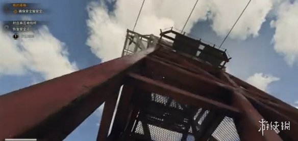 《消逝的光芒困兽》沼泽高压电线杆安全点位置